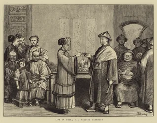 Vida en China, V, una Ceremonia de Boda